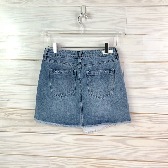 Blank NYC Side By Side Skirt Asymmetrical 26 New - Picture 4 of 8